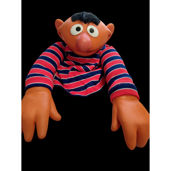 Vintage 70s Sesame Street Ernie Hand Puppet - Picture 5 of 6